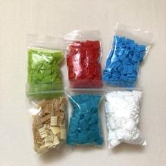 【即購入可】　ペットボトルキャップ　カット済　6色セット 赤 青 白 緑　金