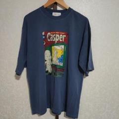 LOGOS　ロゴス　Casper　キャスパー　コラボ　Tシャツ　ネイビー　L