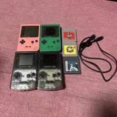ゲームボーイカラー 本体セット（ピンク・グリーン・クリア）ジャンク品