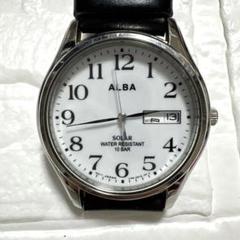未使用品 SEIKO セイコー ALBA ソーラー時計 全数字ダイヤル compass1729057330.jpg