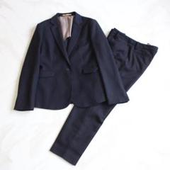 美品✨ オリヒカ パンツスーツセットアップ 洗える ダークネイビー XL 2025年最新】ORIHICA レディース ビジネス パンツスーツ上下の