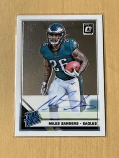 50枚限定 NFL EAGLES MILES SANDERS RC AUTO