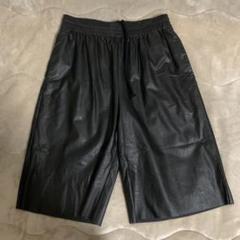 Black Bike Faux-Leather Shorts by MM6 Maison Margiela on Sale