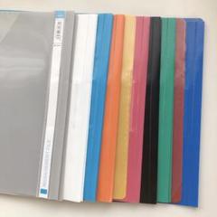 AOBOPLE 20枚 クリアファイル A4 10色　カラーファイル まとめ売り