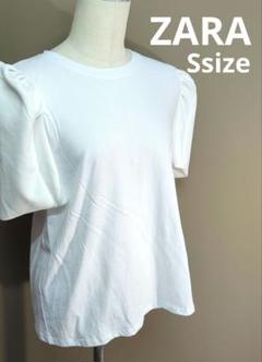 ZARA ホワイト パフスリーブ Tシャツのサムネイル