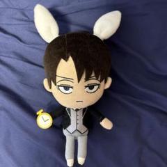 リヴァイ ぬいぐるみ 衣装付き リヴァイ ぬいぐるみ 着せ替え 20センチ 進撃の巨人 衣装付き 革