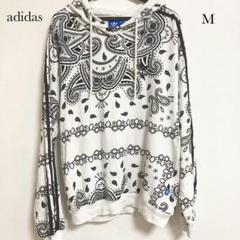Ｉ24＊adidas アディダス バンダナペイズリー柄 パーカー L スウェット