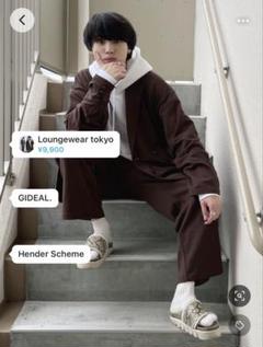 Loungewear tokyo セットアップ ブラウンのサムネイル
