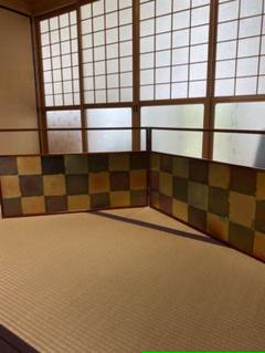 蓬春堂 風炉先屏風 鳥ノ子 片袖 江戸間用 茶道具 蓬春堂 風炉先屏風 鳥ノ子 片袖 江戸間用 茶道具 蓬春堂