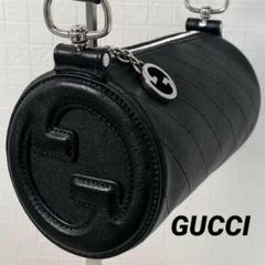 【極美品】GUCCI グッチ ショルダー ハンド バッグ ブロンディ 黒 ドラム
