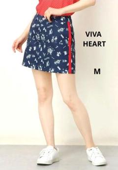 未使用☆VIVA HEART☆カーニバルツイルスカートインパン一体型40M紺赤