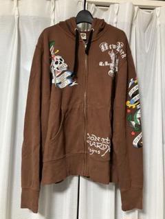 エドハーディー パーカー ブラウン Ed Hardy Panther Tiger Brown Hoodie | Zumiez