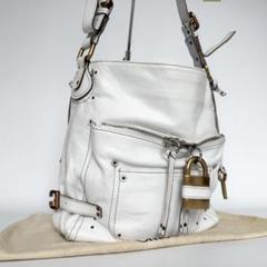Chloe' クロエパディントンポーチ　 白 クロエ/ポーチ/白×ベージュ/レザー×キャンバスの買取実績
