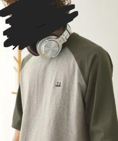 ラグランスリーブTシャツ オリーブグリーン