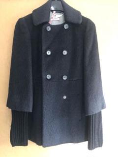 Max&co ブラックダブルブレストコートのサムネイル