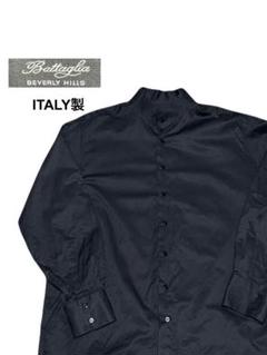 ★ITALY製★Battaglia★長袖★シャツ★総柄★ドット★ドレス★XL相当のサムネイル