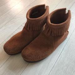 ミネトンカ ショートブーツ キッズサイズ1 19-20cm