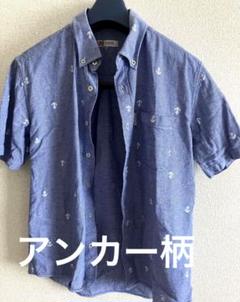 KANGOL アンカー柄 半袖シャツ Lサイズ