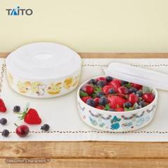 ムーミン　ふた付きレンジ鉢全2種セット