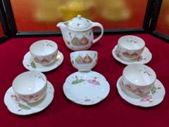 座雛人形・抹茶茶碗♥雛人形柄抹茶碗