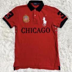 Polo RalphLauren CHICAGO ポロシャツ半袖　赤 L ◇25 Polo RalphLauren ポロラルフローレン ポロシャツ シカゴ S