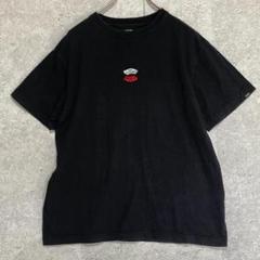 【VANS】バンズ（M）ロゴTシャツ＊半袖＊伸縮性＊綿100％＊カジュアル＊黒