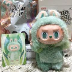 pop mart エナジーラブブ 緑 serenity 正規品】ラブブ エナジー SERENITY 緑 POPMART - メルカリ