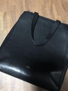 【美品】A.P.C トートバッグ レザー ブラック アーペーセー
