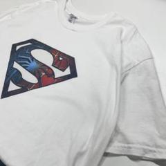 GILDAN スパイダーマン 半袖Tシャツ ホワイト メンズ2XL
