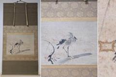 【真作】【複製】掛軸　宮本武蔵　工芸画　鷺之図　幽玄な筆致　逸品　R42 m98260895877_1.jpg?1748850113