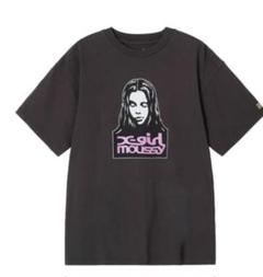 X-girl × moussy コラボ Tシャツ ロンＴ パープル 希少カラー MOUSSY×X-girl コラボ XG FACE LS Tシャツ 紫｜Yahoo!フリマ（旧
