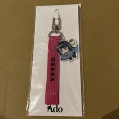 ado 降りたたみ傘 ＆ ご当地あどちゃんストラップ 大阪 Champion チャンピオン 大人用 無地 安全ストッパー式自動開閉