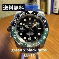Pagani Design GMT 自動巻　レフティ　グリーン×ブラックベゼル