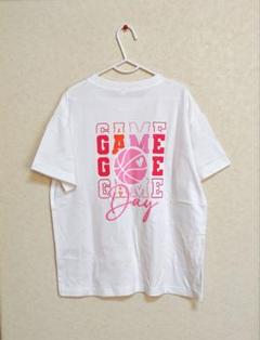 ガールズ　バスケットボールTシャツ　白　9Y 130cm