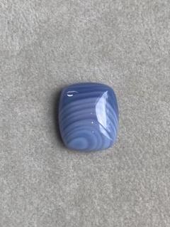 珍しいクッションカボションカット ブルーレースアゲート