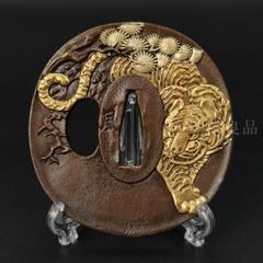 日本刀 装具 刀鍔 人物 金 銀 骨董品 古物 ヴィンテージ  アンティーク 鍔買取】日本全国対応・老舗骨董店の古美術やかた