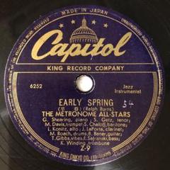貴重！78rpm MILES DAVIS EARLY SPRING SP②