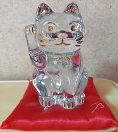 Baccarat バカラ 招き猫 Mサイズ 17センチ