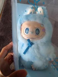 海外限定 ジモモ ぬいぐるみ zimomo ブルー 青 ブルーハワイ 残2 Labubu ZIMOMO ラブブ ジモモ ぬいぐるみ キーホルダー 水色