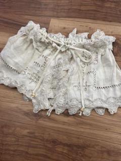 vintage lace リメイク エプロン