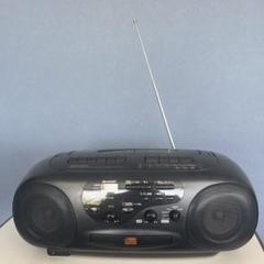 【未使用】SHARP QT-Y10(BK)黒 ラジカセ レトロ　カセットテープ 未使用】SHARP QT-Y10(BK)黒 ラジカセ レトロカセットテープ