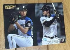 大谷翔平 BBM 2013 ルーキーカード 美品 二刀流 赤箔サイン