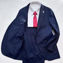 現行品✨ラルディーニ Tessuto Esclusivo ブートニエール 紺48