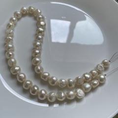 1点のみ❣️天然海水パールピアス　マベパール　天然色　ハンドメイドアクセサリー 在庫処分❣️天然淡水パール バロック ネックレス 天然色
