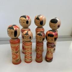 昭和レトロ 木製 伝統工芸 工芸品 小芥子 こけし 15体セット 置物 昭和レトロ 木製 伝統工芸 工芸品 こけし 小芥子 7体セット 置物