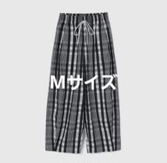 searoomlynn バレルレッグボリュームパンツ チェック M