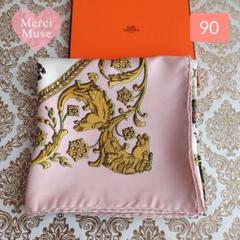 ❤お得なお品❤クリーニング済 エルメス カレ90 ピンク スカーフ