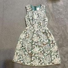ANNA SUI　アナスイ　レース　膝下　ノースリーブワンピース　サイズ2