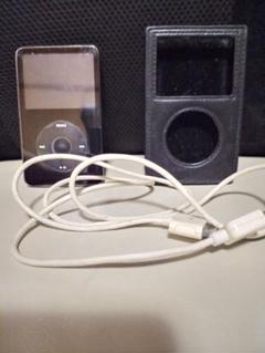 ipod classic 30GB A1136　レザーケース・ケーブル付 ipod classic 30GB A1136レザーケース・ケーブル付