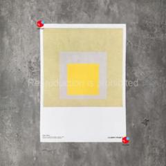 特注額装付 Josef Albers ジョセフ・アルバース 国内未入荷ポスター スウェーデン限定! 特注額装付 Josef Albers 希少国内未入荷